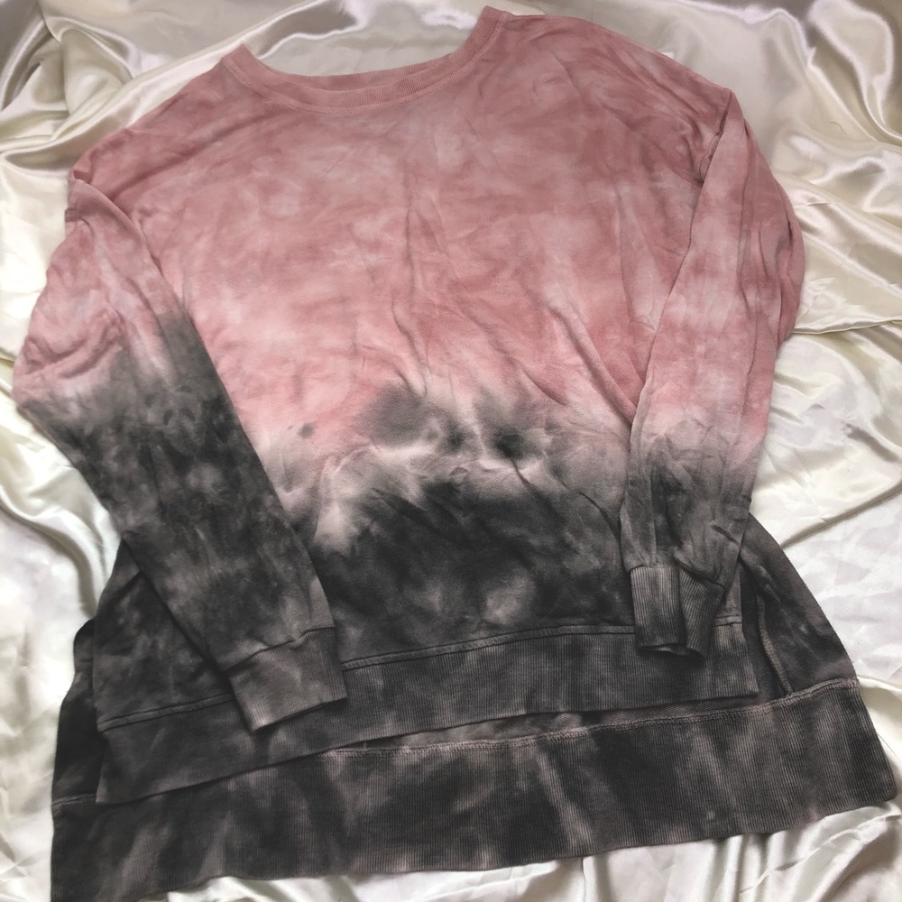 Pink and gray Tie dye sweater